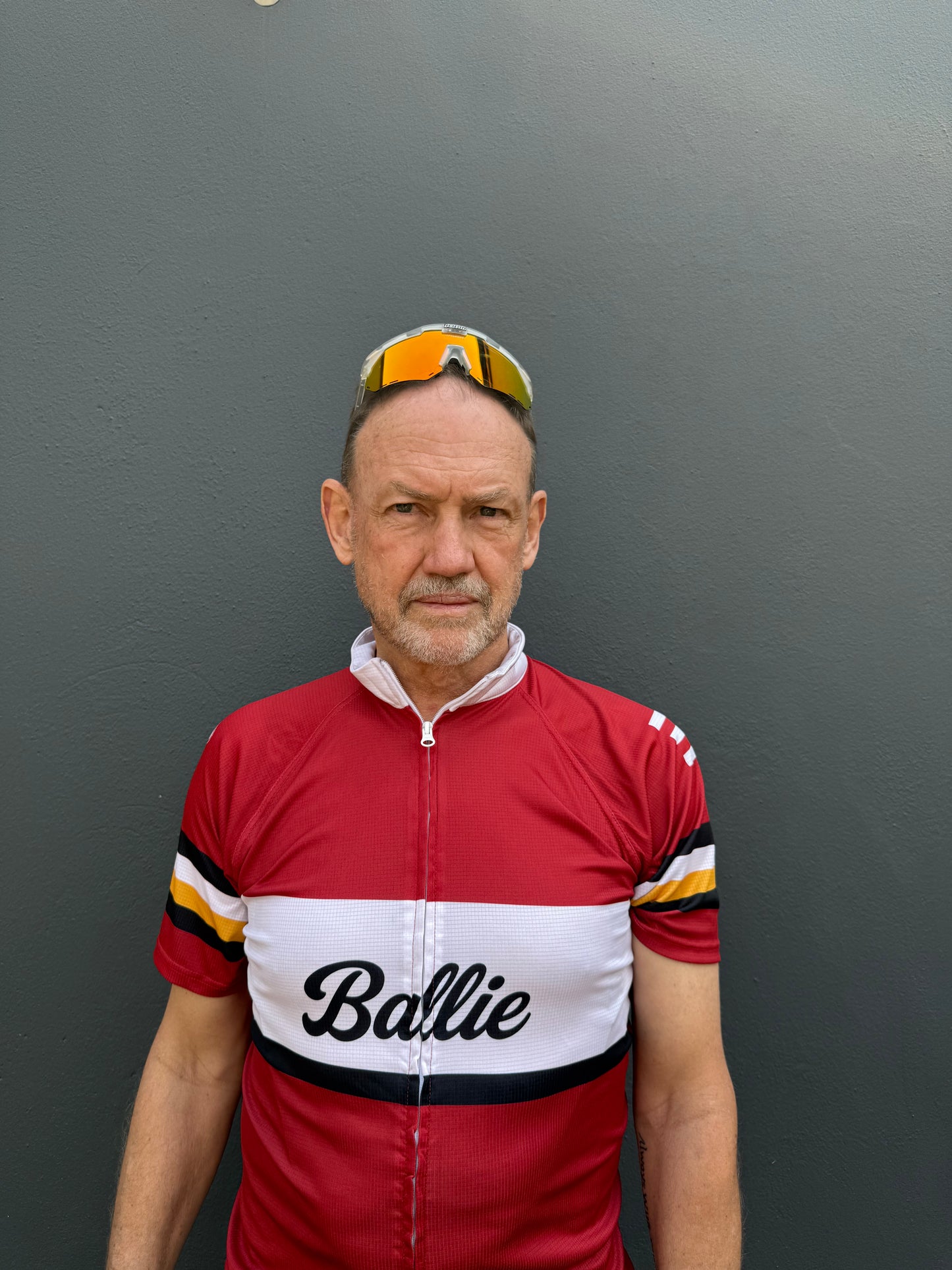 Ballie Retro Jersey - Red